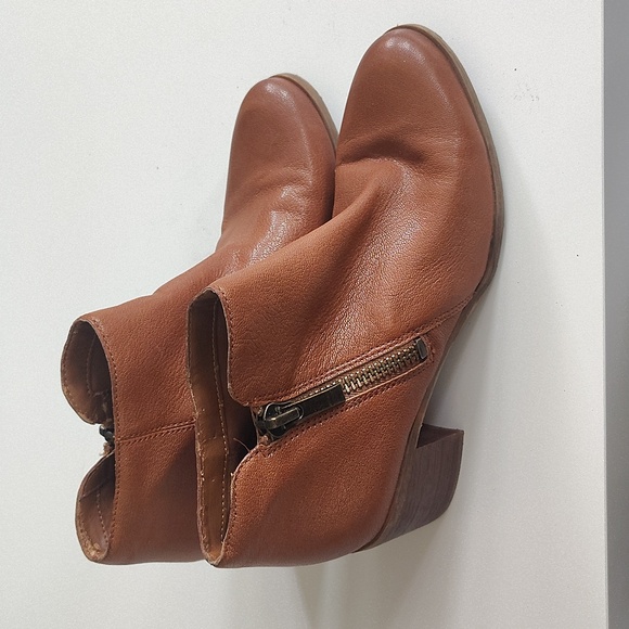 Franco Sarto Tan Ankle Booties Size 9 - Picture 4 of 7